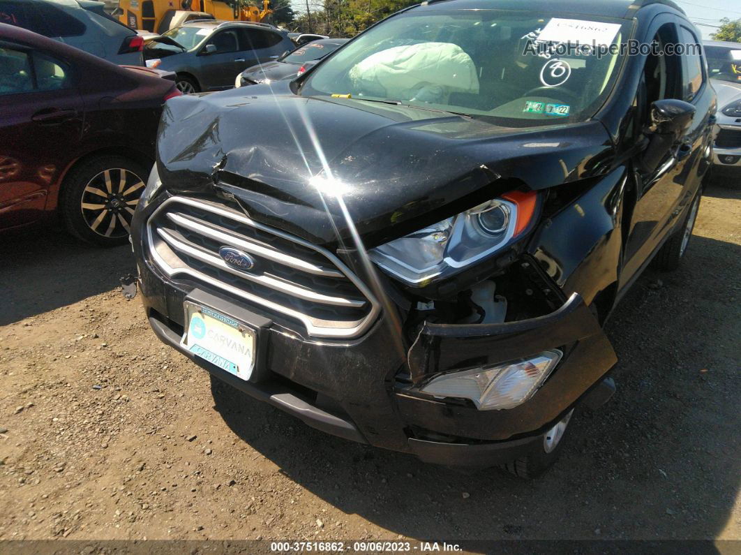 2019 Ford Ecosport Se Black vin: MAJ6S3GL0KC259620