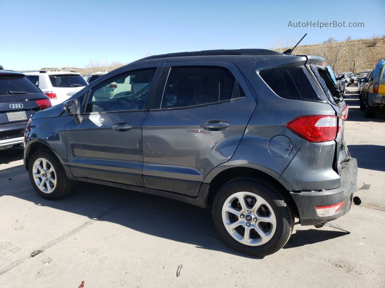 2019 Ford Ecosport Se Gray vin: MAJ6S3GL0KC262355