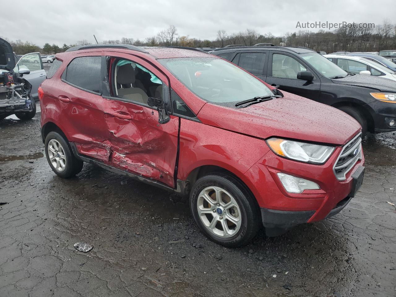 2019 Ford Ecosport Se Red vin: MAJ6S3GL0KC274957