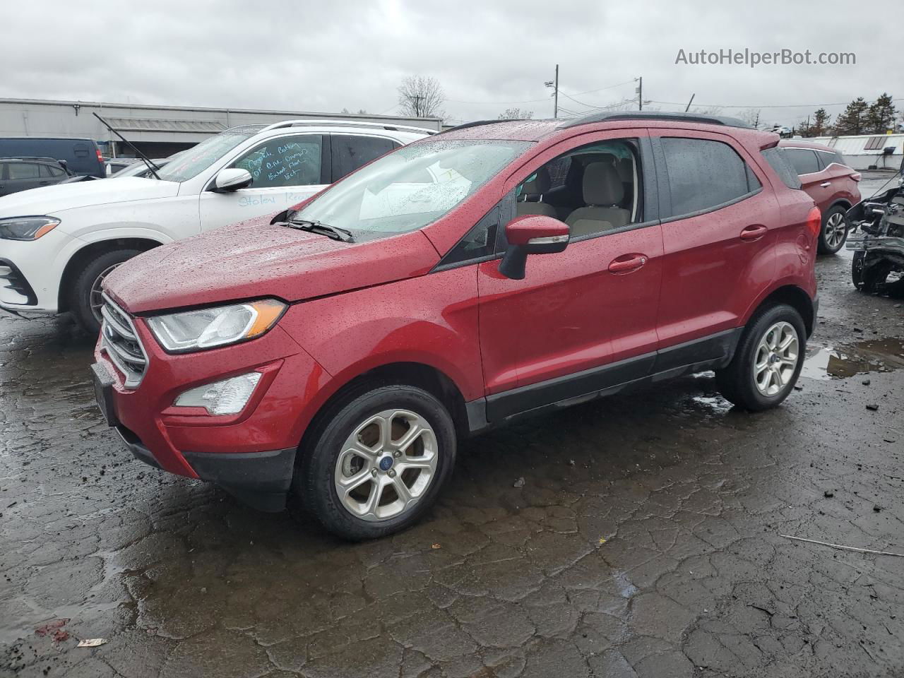 2019 Ford Ecosport Se Red vin: MAJ6S3GL0KC274957