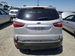 2019 Ford Ecosport Se Silver vin: MAJ6S3GL0KC305804