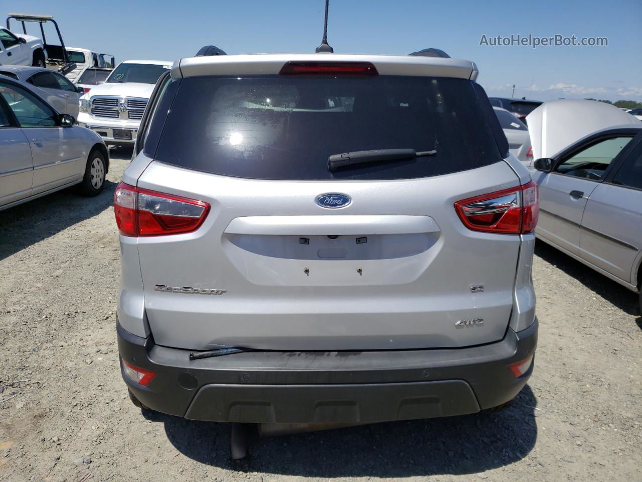 2019 Ford Ecosport Se Серебряный vin: MAJ6S3GL0KC305804