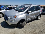 2019 Ford Ecosport Se Silver vin: MAJ6S3GL0KC305804