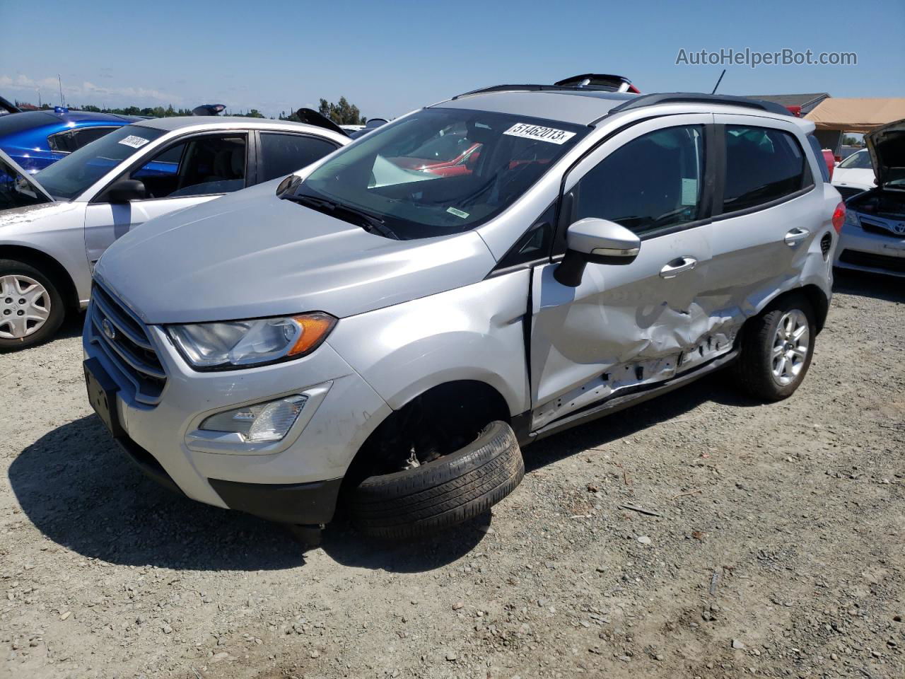 2019 Ford Ecosport Se Серебряный vin: MAJ6S3GL0KC305804