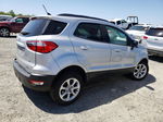 2019 Ford Ecosport Se Silver vin: MAJ6S3GL0KC305804