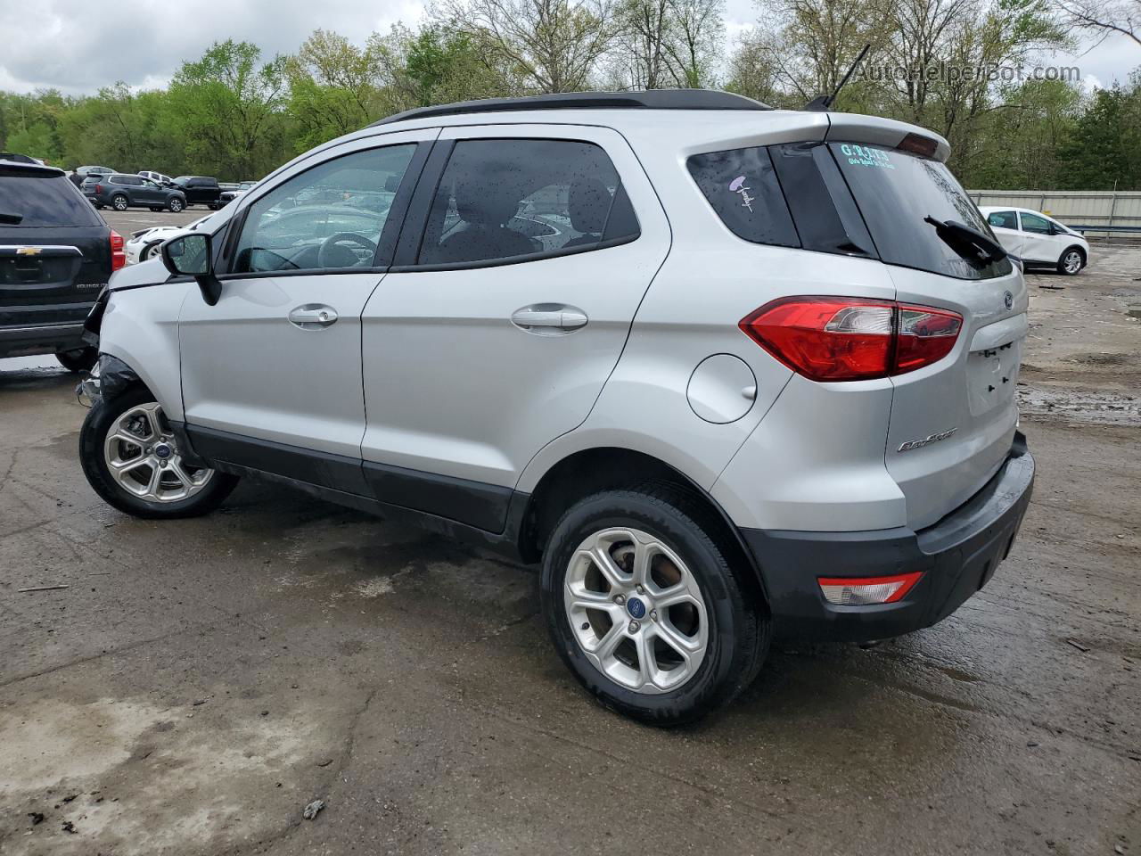 2020 Ford Ecosport Se Silver vin: MAJ6S3GL0LC323611