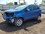 2020 Ford Ecosport Se Blue vin: MAJ6S3GL0LC325231