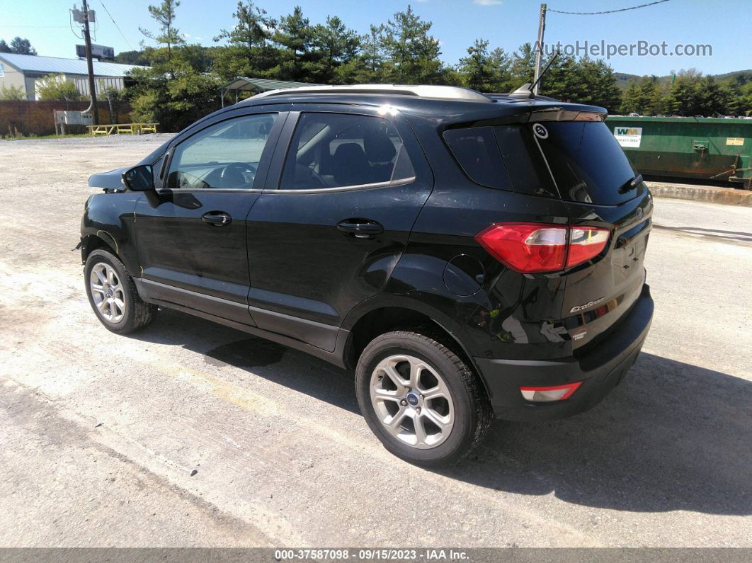 2020 Ford Ecosport Se Black vin: MAJ6S3GL0LC329201