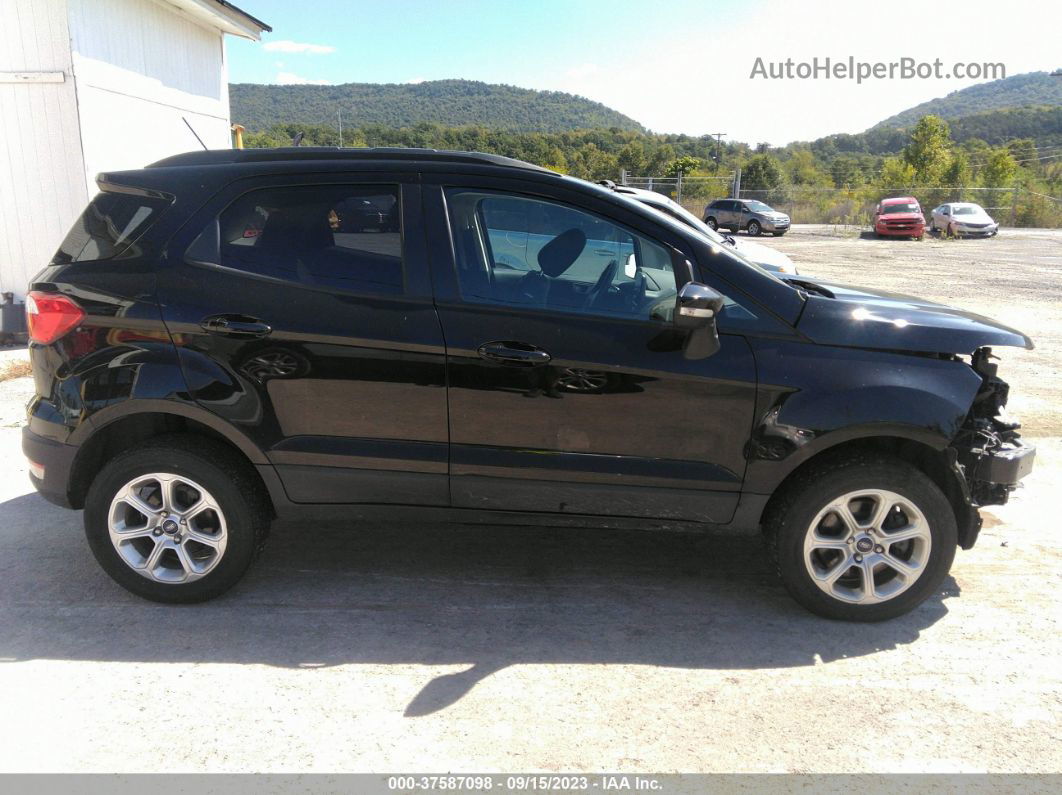 2020 Ford Ecosport Se Black vin: MAJ6S3GL0LC329201