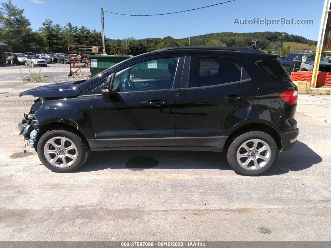 2020 Ford Ecosport Se Black vin: MAJ6S3GL0LC329201