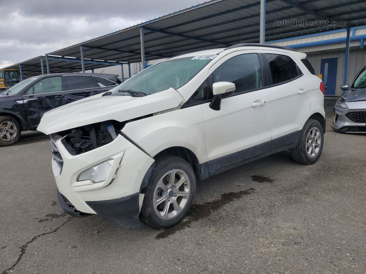 2020 Ford Ecosport Se White vin: MAJ6S3GL0LC332180