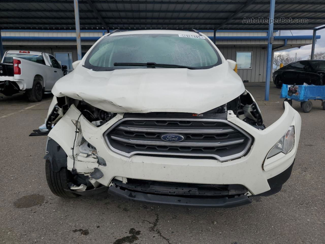 2020 Ford Ecosport Se White vin: MAJ6S3GL0LC332180