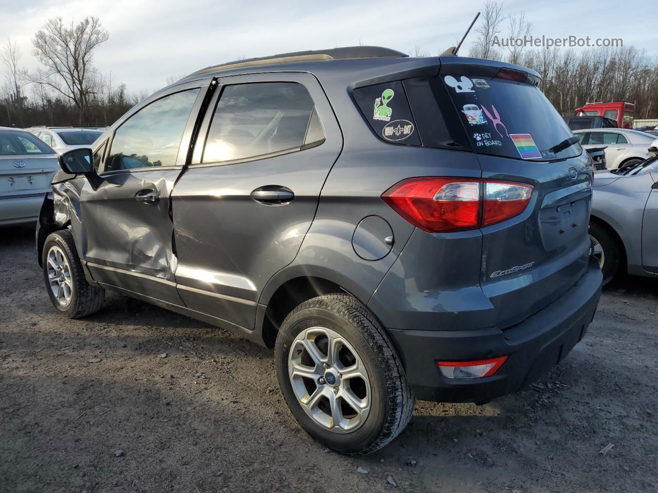 2020 Ford Ecosport Se Серый vin: MAJ6S3GL0LC364479