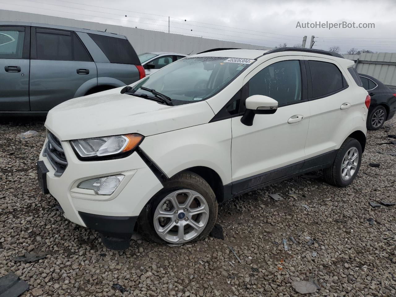 2020 Ford Ecosport Se Белый vin: MAJ6S3GL0LC370072