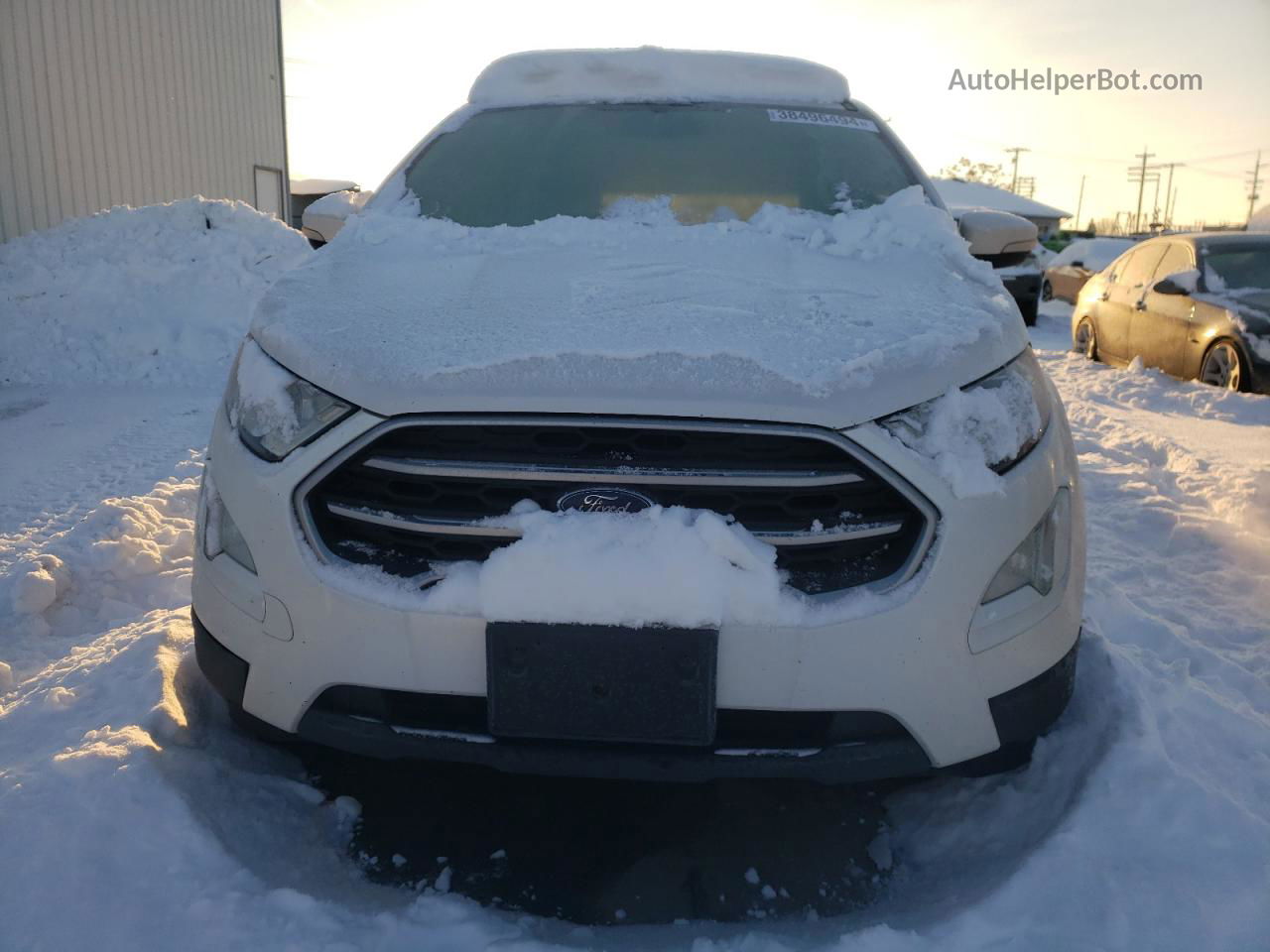 2019 Ford Ecosport Se White vin: MAJ6S3GL1KC257522