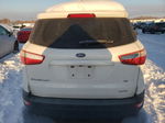 2019 Ford Ecosport Se White vin: MAJ6S3GL1KC257522