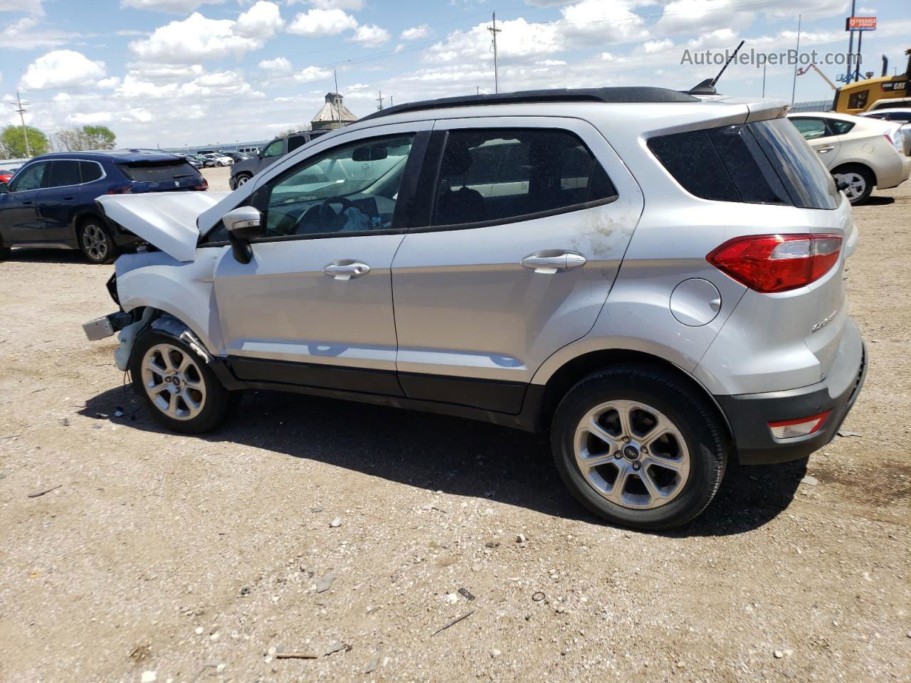 2019 Ford Ecosport Se Silver vin: MAJ6S3GL1KC265720