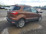 2019 Ford Ecosport Se Brown vin: MAJ6S3GL1KC276796