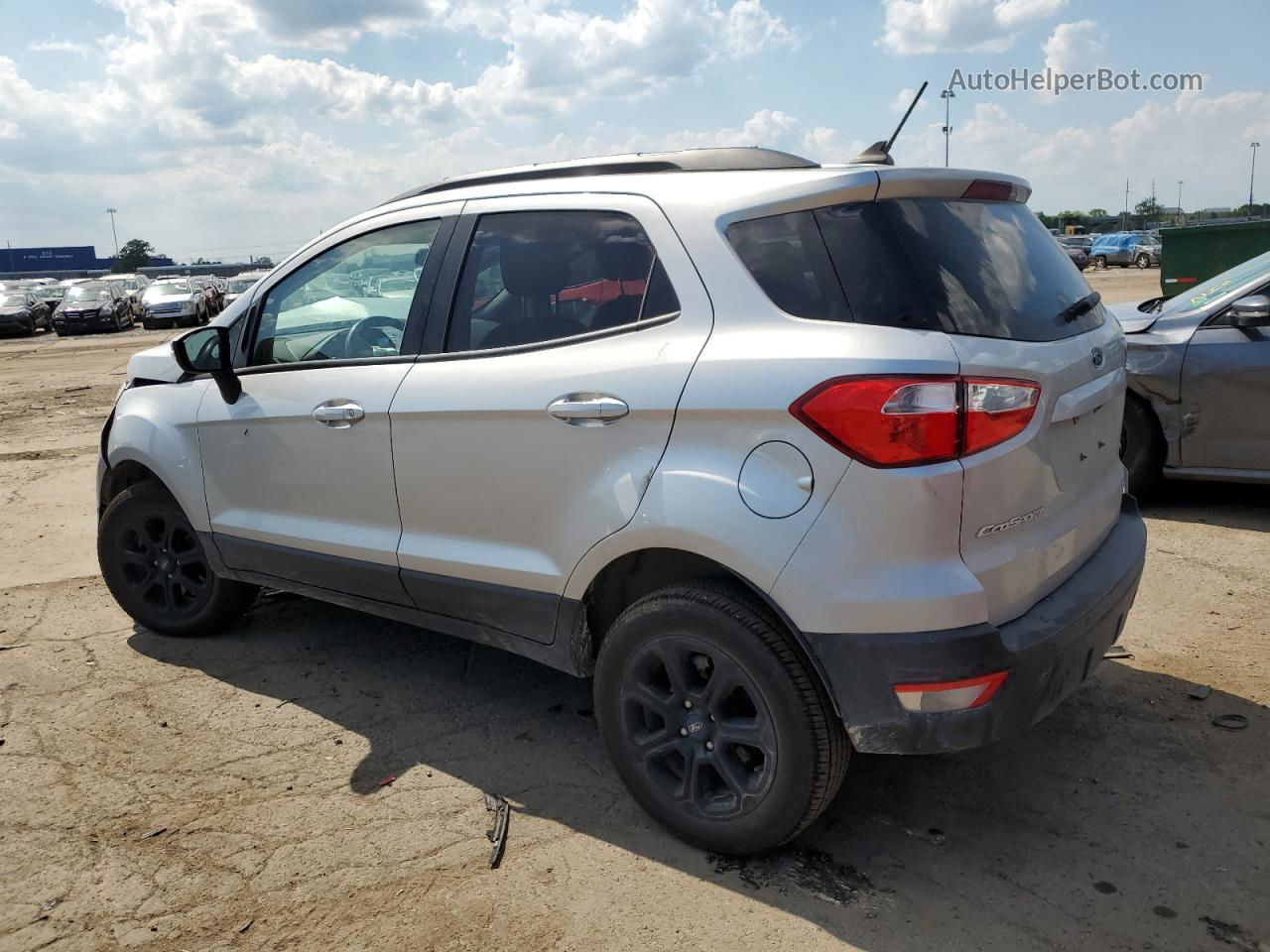 2019 Ford Ecosport Se Silver vin: MAJ6S3GL1KC293145