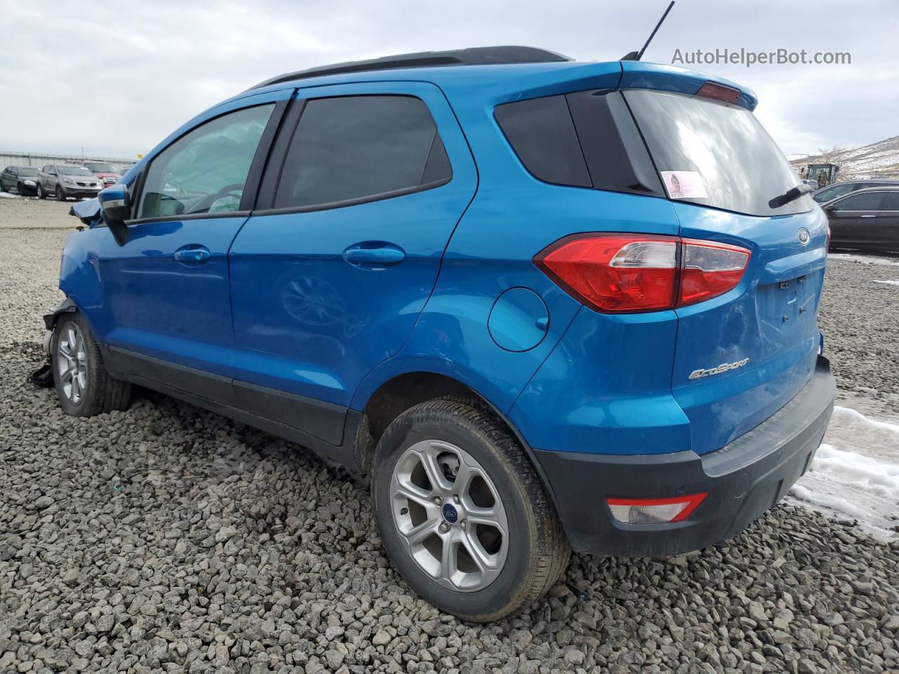 2019 Ford Ecosport Se Blue vin: MAJ6S3GL1KC309411