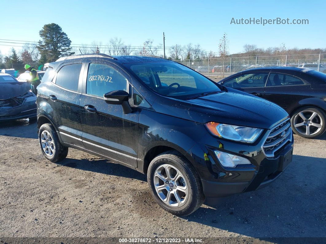 2020 Ford Ecosport Se Black vin: MAJ6S3GL1LC312181