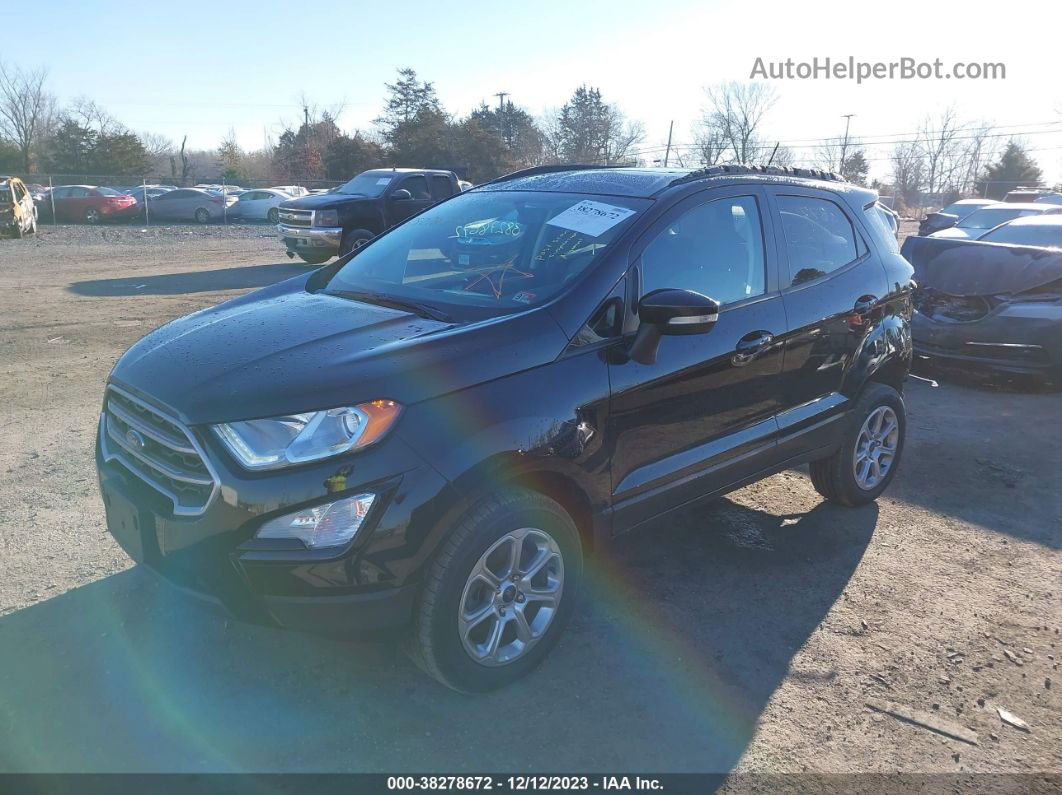 2020 Ford Ecosport Se Black vin: MAJ6S3GL1LC312181