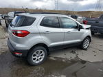 2020 Ford Ecosport Se Silver vin: MAJ6S3GL1LC325156