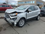 2020 Ford Ecosport Se Silver vin: MAJ6S3GL1LC325156