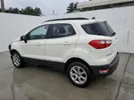 2020 Ford Ecosport Se White vin: MAJ6S3GL1LC332379