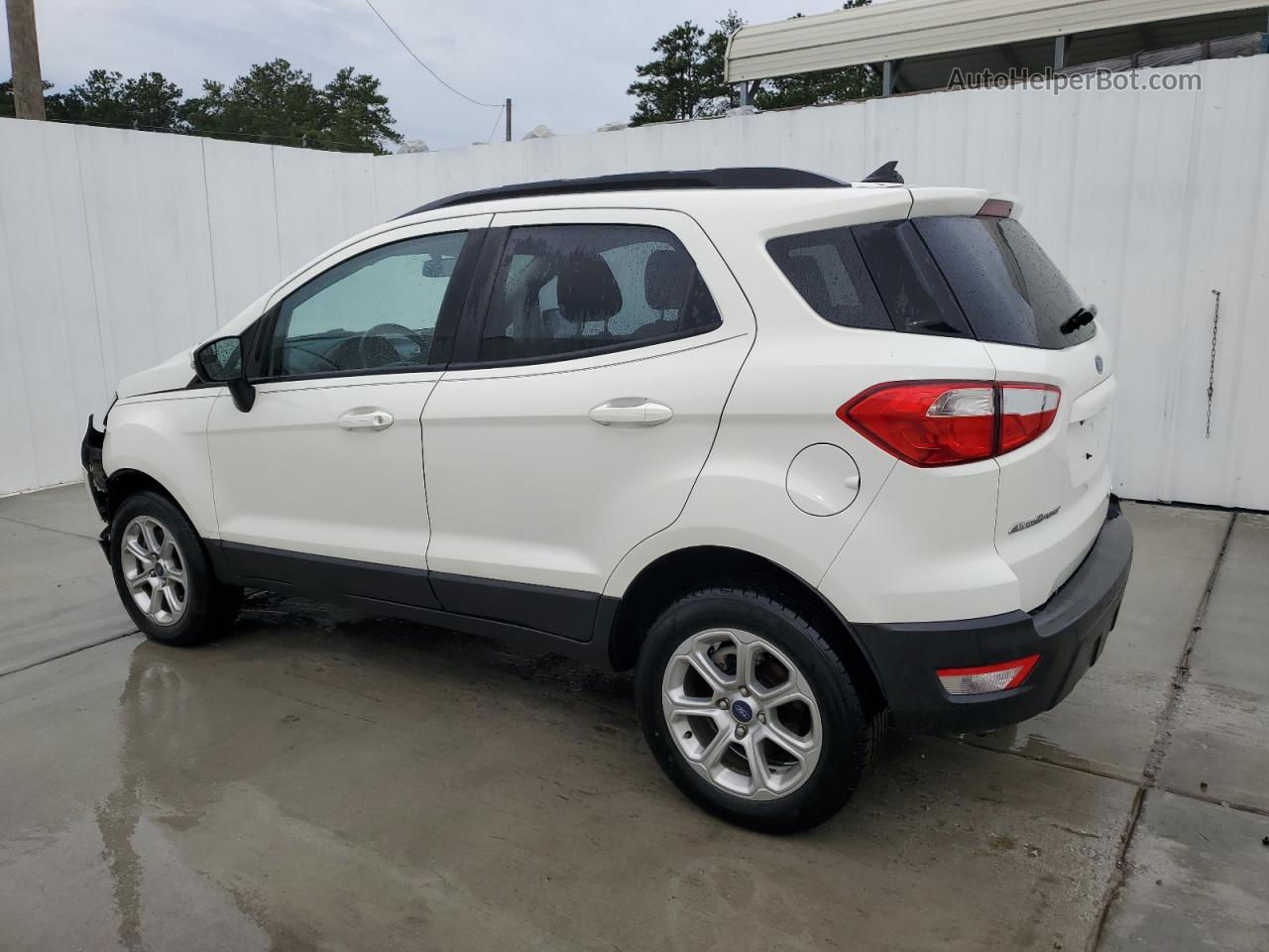 2020 Ford Ecosport Se Белый vin: MAJ6S3GL1LC332379