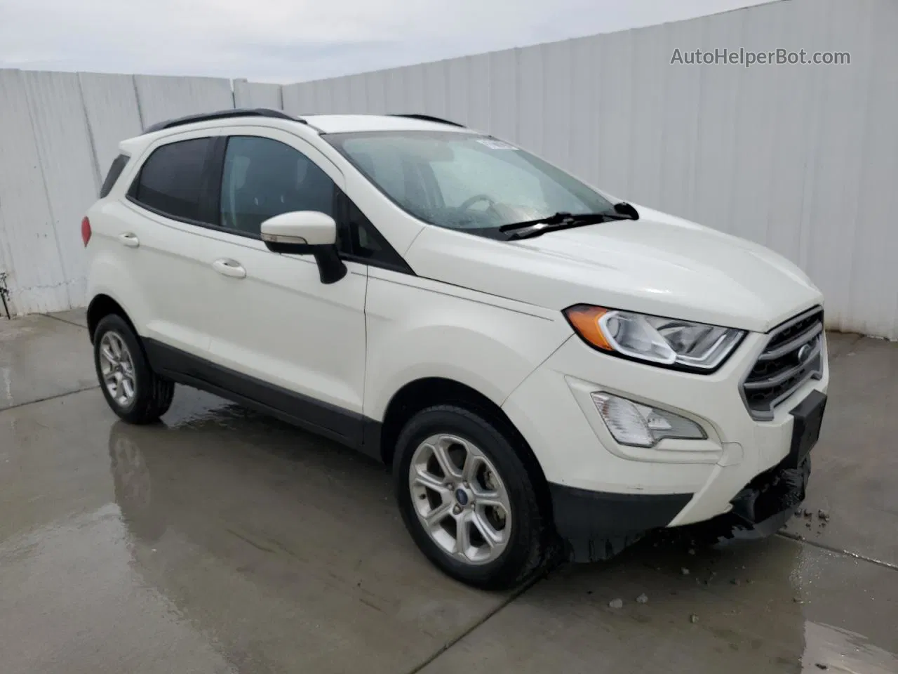 2020 Ford Ecosport Se Белый vin: MAJ6S3GL1LC332379