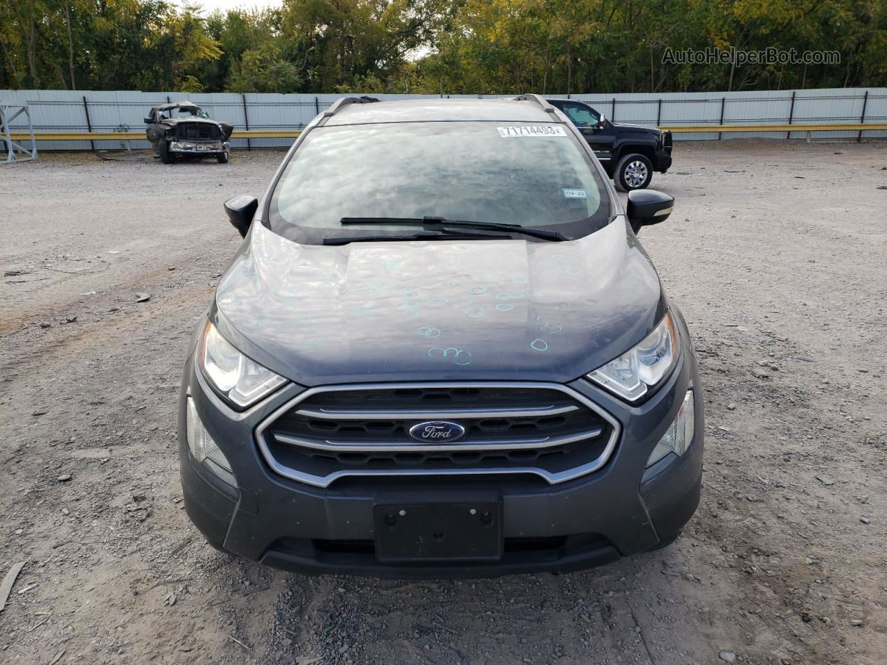 2020 Ford Ecosport Se Gray vin: MAJ6S3GL1LC341065