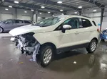 2020 Ford Ecosport Se White vin: MAJ6S3GL1LC344855