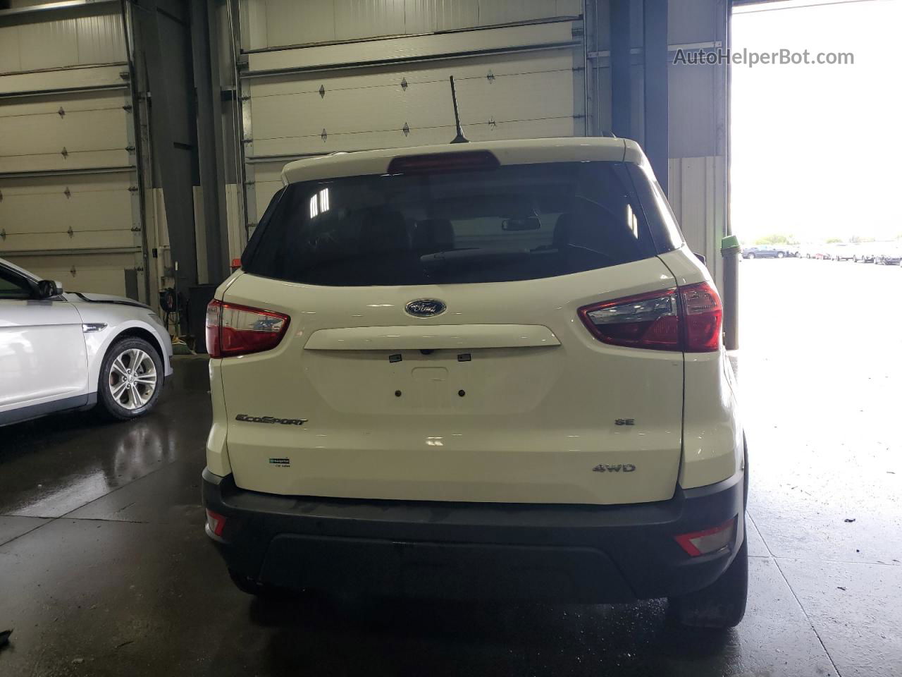 2020 Ford Ecosport Se White vin: MAJ6S3GL1LC344855