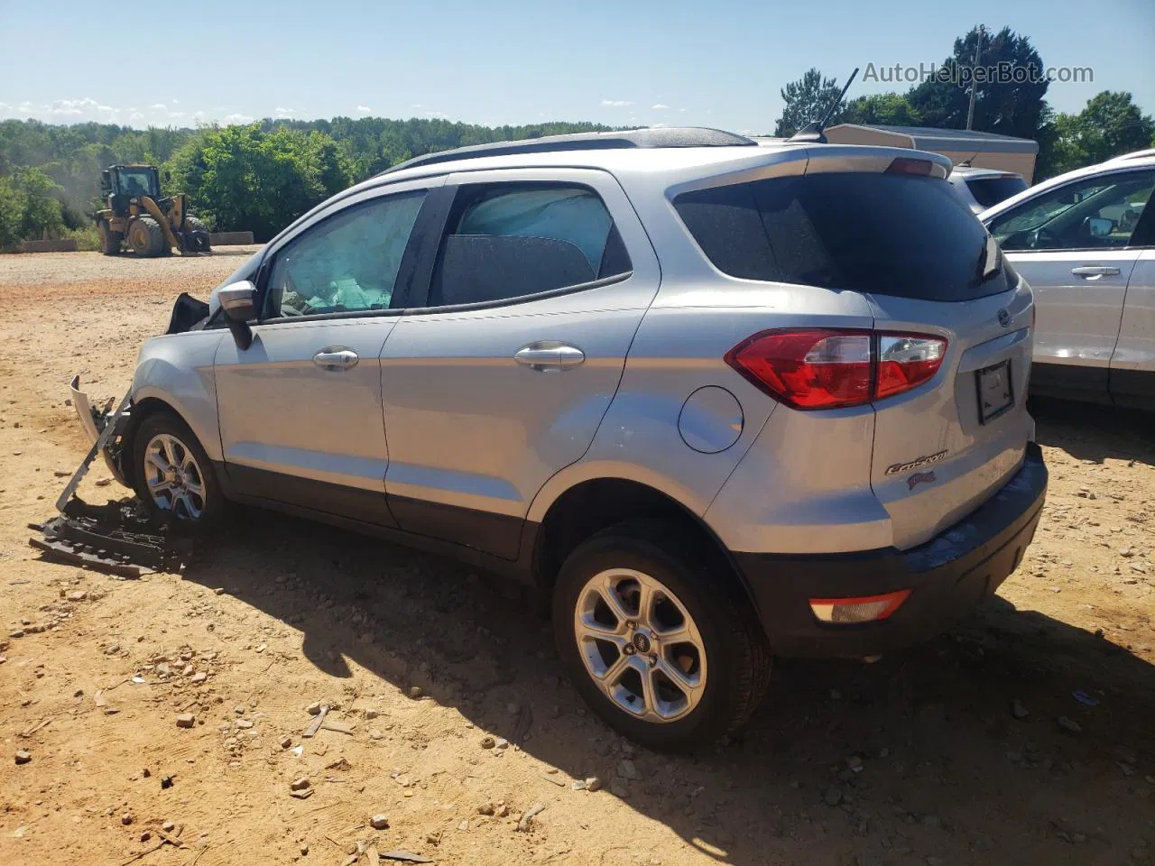 2020 Ford Ecosport Se Silver vin: MAJ6S3GL1LC348422