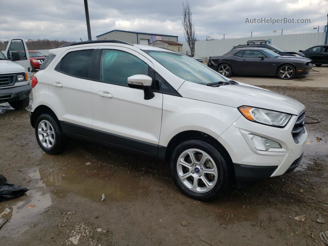 2020 Ford Ecosport Se White vin: MAJ6S3GL1LC359730