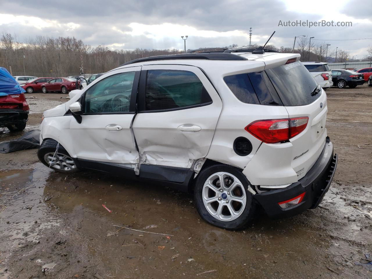 2020 Ford Ecosport Se Белый vin: MAJ6S3GL1LC359730