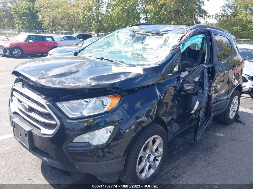 2020 Ford Ecosport Se Black vin: MAJ6S3GL1LC361624