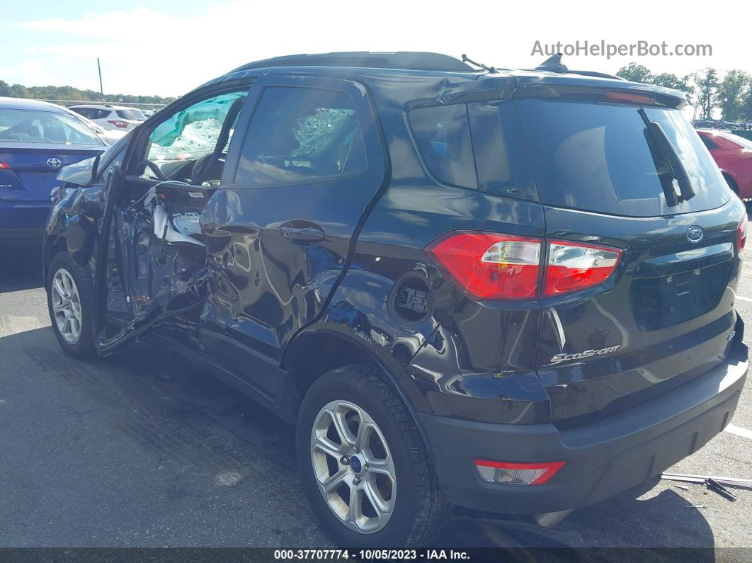 2020 Ford Ecosport Se Black vin: MAJ6S3GL1LC361624