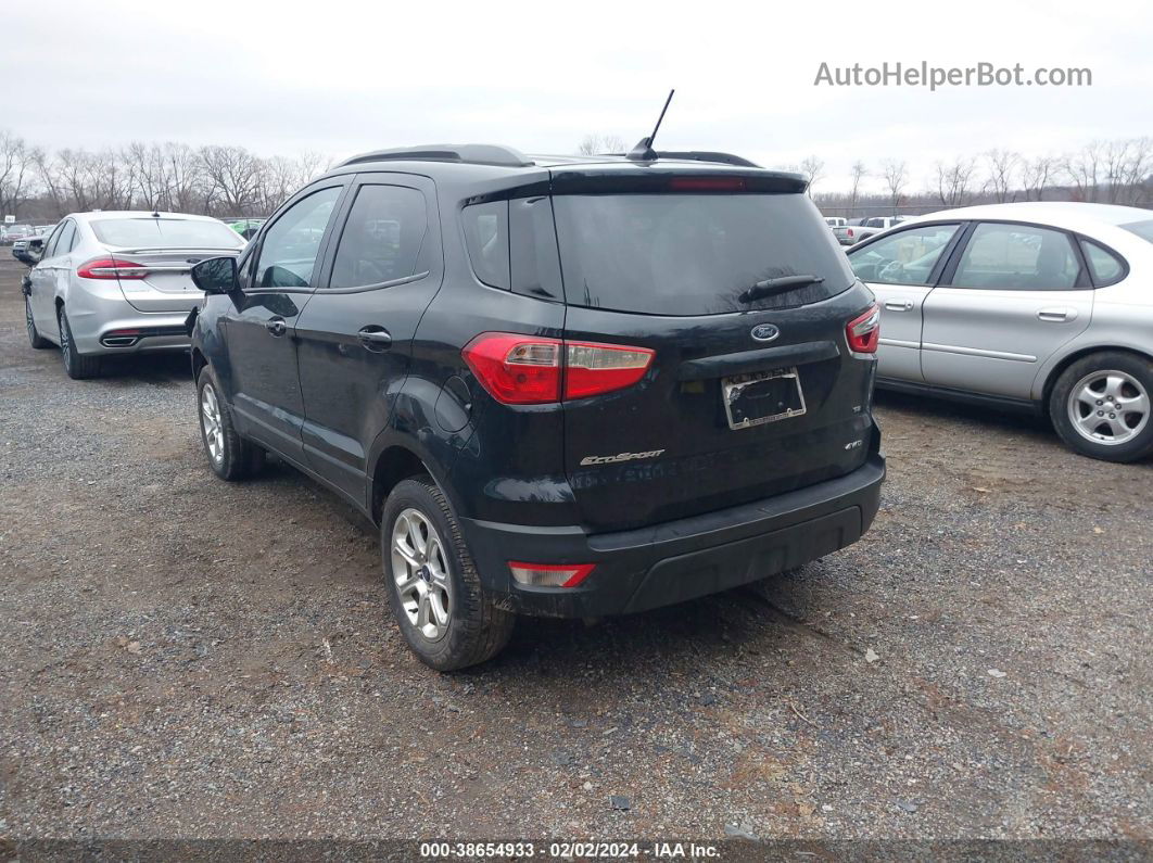 2020 Ford Ecosport Se Black vin: MAJ6S3GL1LC367505