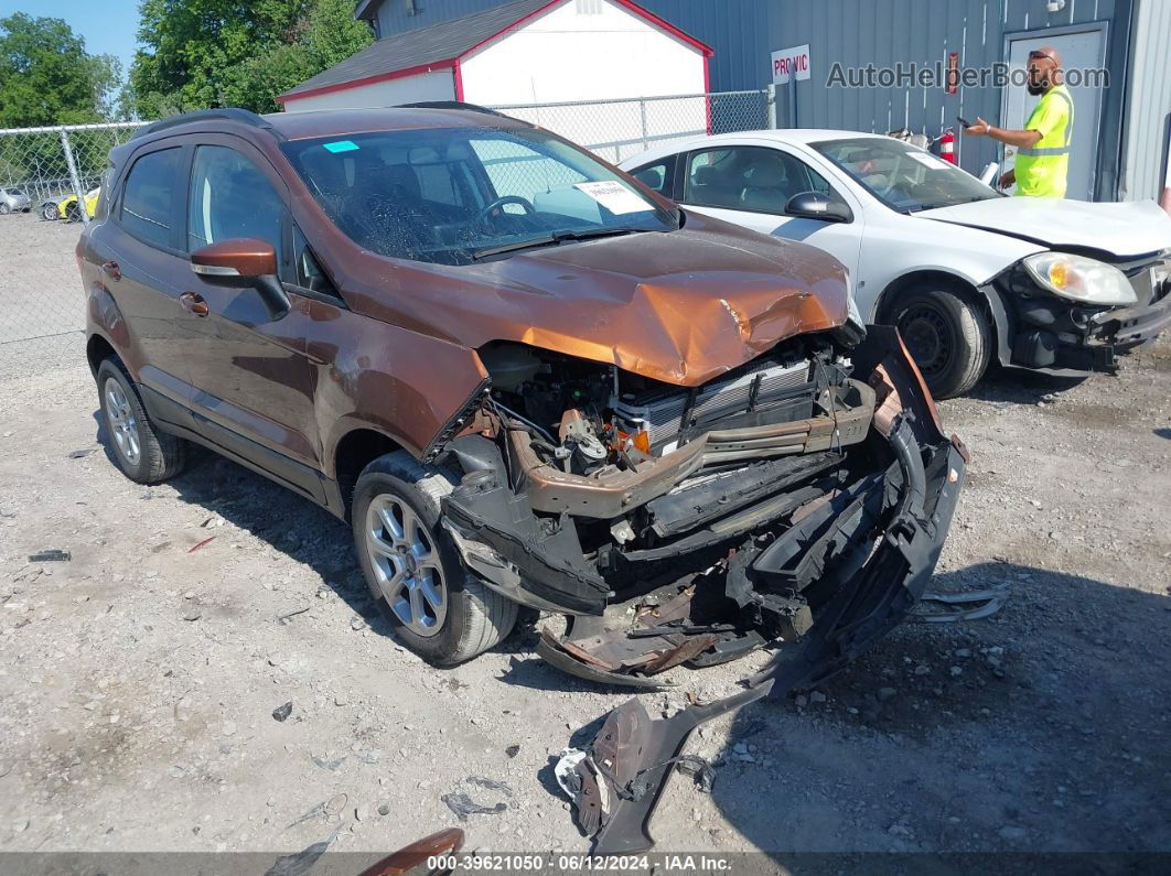 2019 Ford Ecosport Se Orange vin: MAJ6S3GL2KC250255