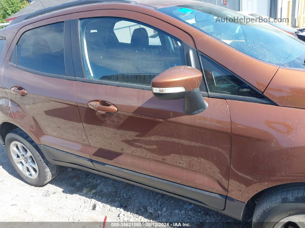 2019 Ford Ecosport Se Orange vin: MAJ6S3GL2KC250255