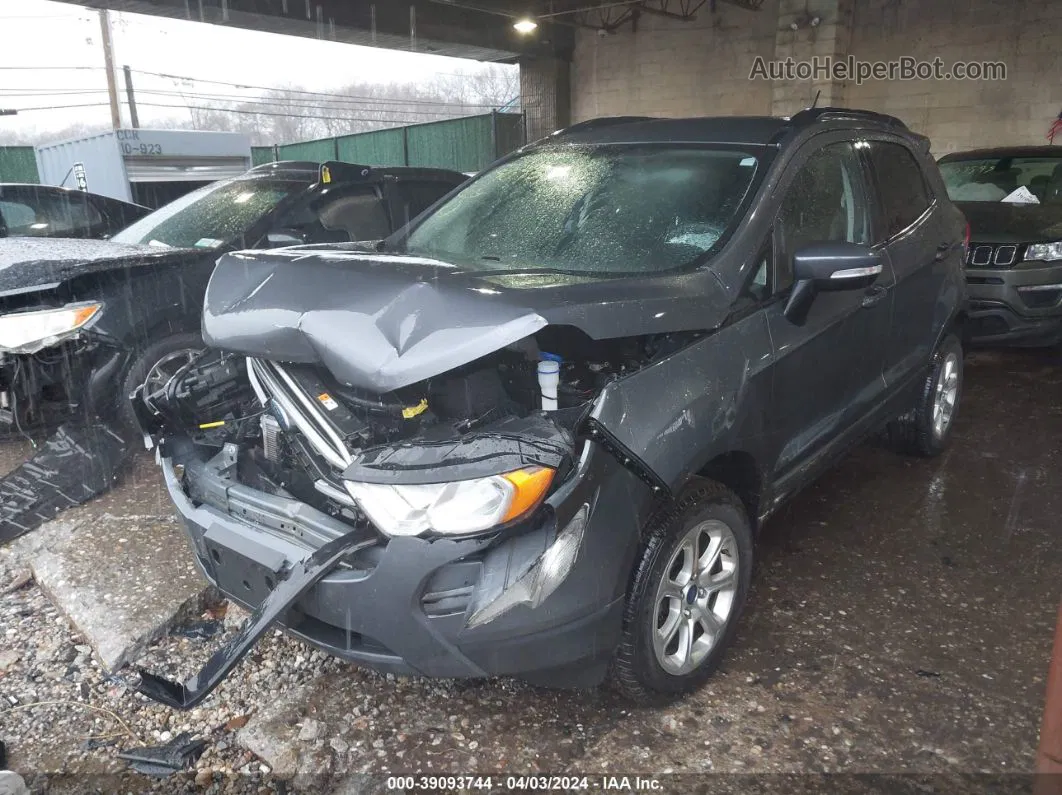 2019 Ford Ecosport Se Gray vin: MAJ6S3GL2KC264396