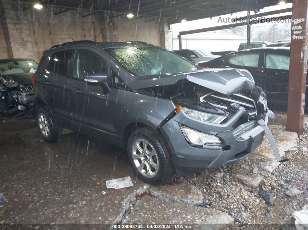 2019 Ford Ecosport Se Gray vin: MAJ6S3GL2KC264396