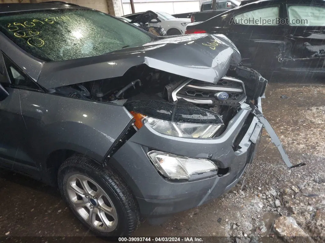 2019 Ford Ecosport Se Gray vin: MAJ6S3GL2KC264396