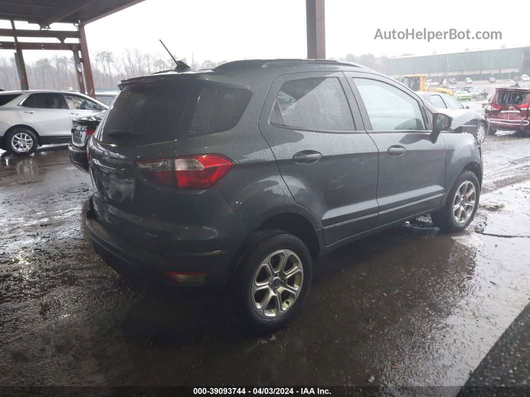 2019 Ford Ecosport Se Gray vin: MAJ6S3GL2KC264396