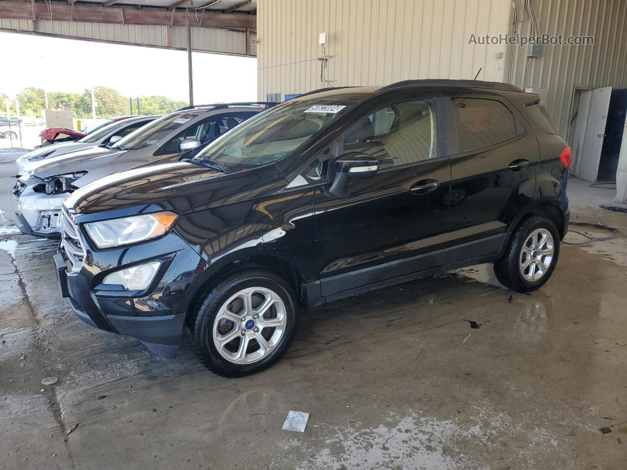 2019 Ford Ecosport Se Black vin: MAJ6S3GL2KC266990