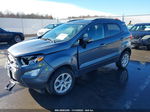 2019 Ford Ecosport Se Gray vin: MAJ6S3GL2KC267010