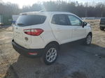 2019 Ford Ecosport Se White vin: MAJ6S3GL2KC269517