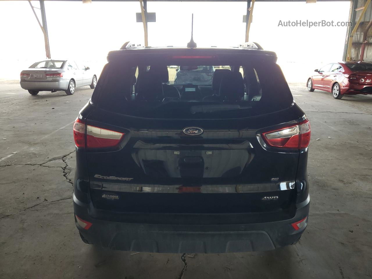 2019 Ford Ecosport Se Black vin: MAJ6S3GL2KC285023